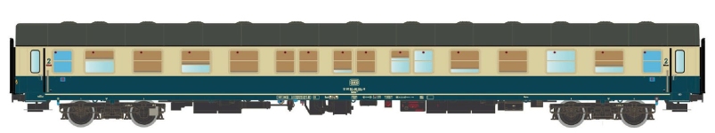 L.S. Models LS46184 - H0 - Liegewagen Klotzbremse, DB, Ep. IV - Wagen 2